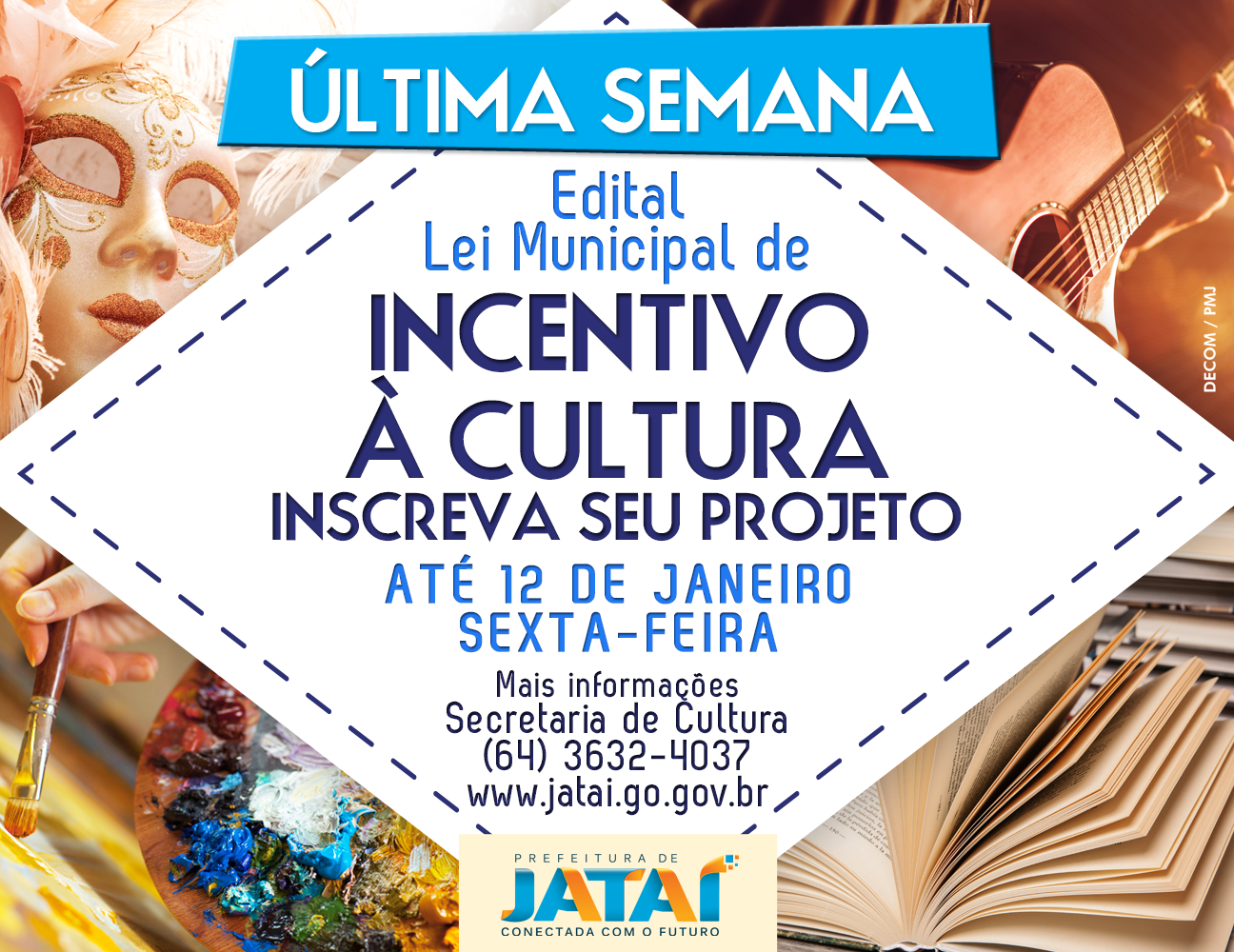 Inscri Es Para A Sele O De Projetos Culturais Que Ser O Contemplados