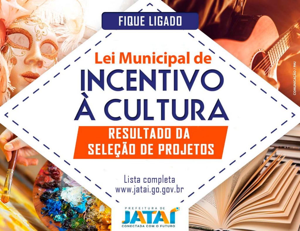 Prefeitura divulga o resultado da seleção de projetos culturais que