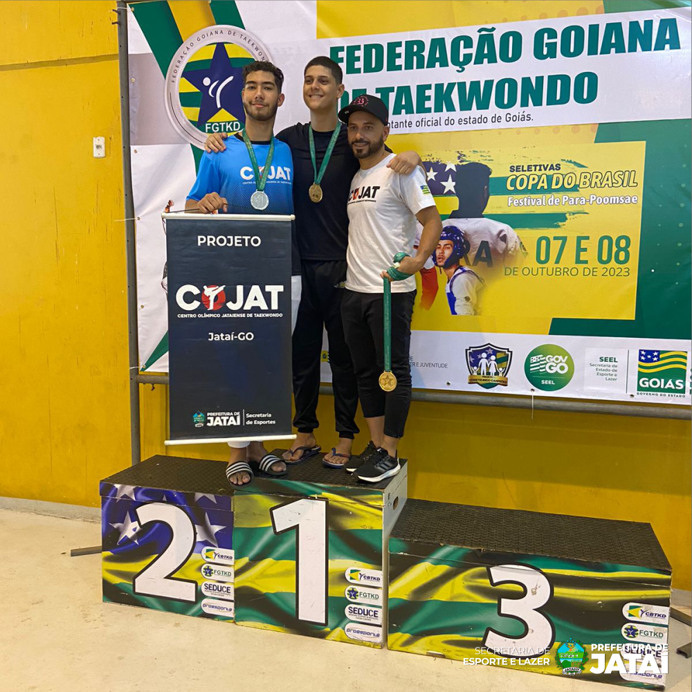 Atletas do Centro Olímpico de Jataiense de Taekwondo conquistam