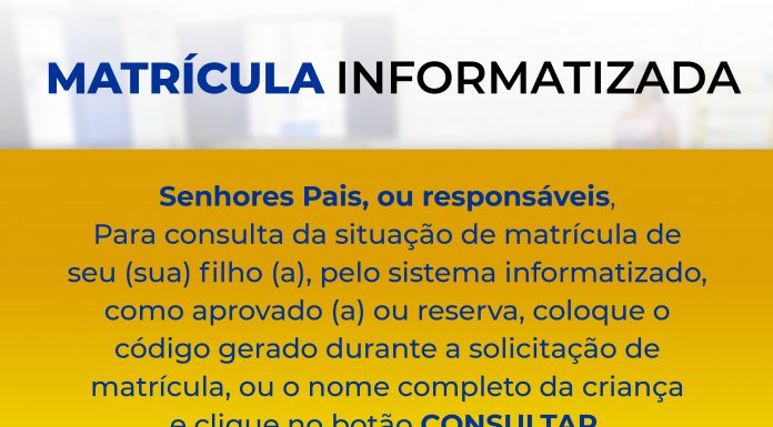 Senhores pais e responsáveis, - Prefeitura de São Felipe